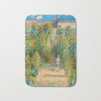 Claude Monet, The Artist's Garden at Vétheuil, 1880 Bath Mat Gallery Image 1