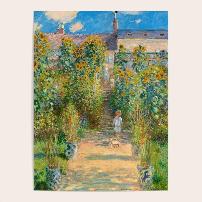 Claude Monet, The Artist's Garden at Vétheuil, 1880 Poster Gallery Image 4