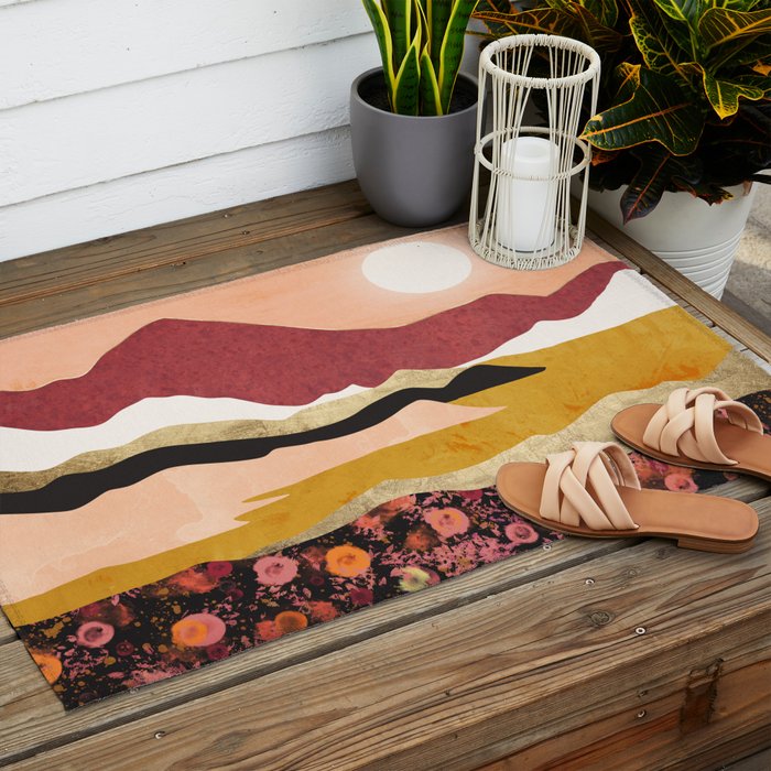 Autumn Field II Outdoor Rug Gallery Image 2