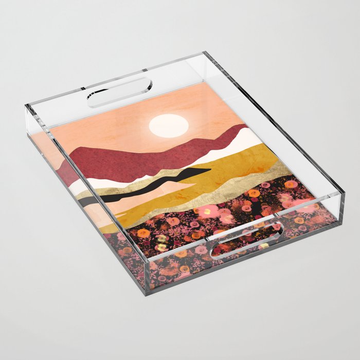 Autumn Field II Acrylic Tray Gallery Image 1