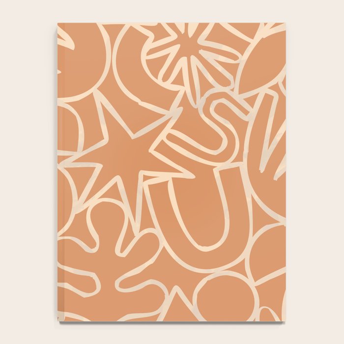 Abstract organic nature art shape paint pattern Notebook Gallery Image 4