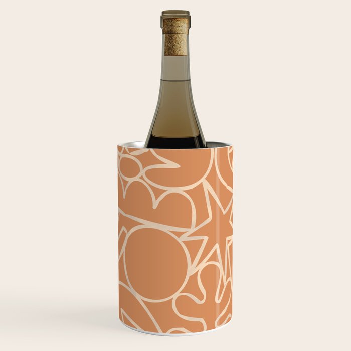 Abstract organic nature art shape paint pattern Wine Chiller Gallery Image 1
