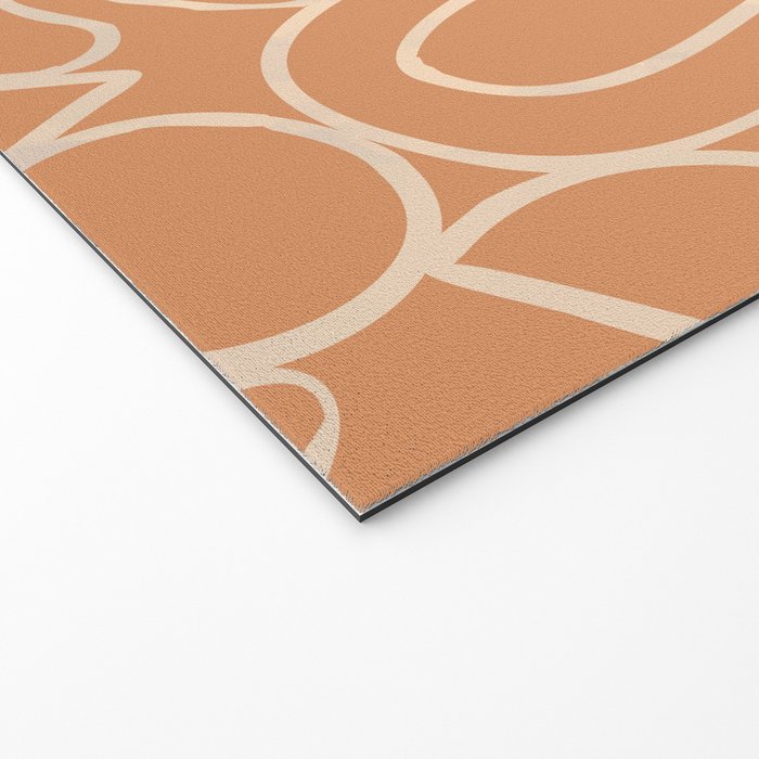 Abstract organic nature art shape paint pattern Welcome Mat Gallery Image 2