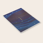 Starlight Night, Lake George, New York landscape painting by Georgia O'Keeffe Notebook Gallery Image 3