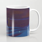 Starlight Night, Lake George, New York landscape painting by Georgia O'Keeffe Coffee Mug Gallery Image 1