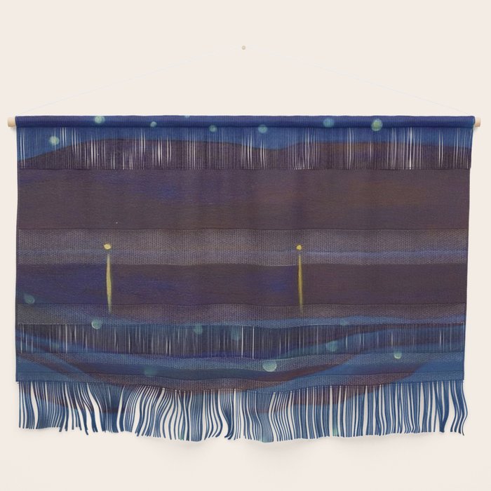 Starlight Night, Lake George, New York landscape painting by Georgia O'Keeffe Wall Hanging Gallery Image 1