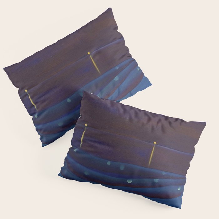Starlight Night, Lake George, New York landscape painting by Georgia O'Keeffe Pillow Sham Gallery Image 3