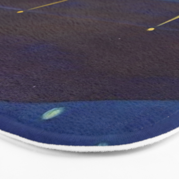 Starlight Night, Lake George, New York landscape painting by Georgia O'Keeffe Bath Mat Gallery Image 3