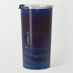 Starlight Night, Lake George, New York landscape painting by Georgia O'Keeffe Travel Mug Gallery Image 3