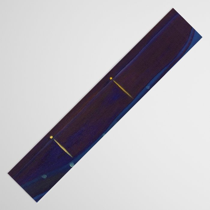 Starlight Night, Lake George, New York landscape painting by Georgia O'Keeffe Table Runner Gallery Image 3