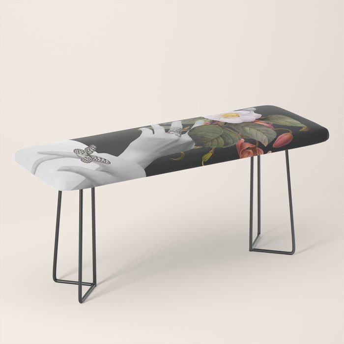 Hands With Flowers Bench Gallery Image 1