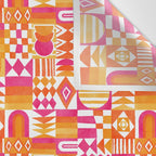 Geometric Tapestry - Summer Sunshine  Wall Tapestry Gallery Image 3