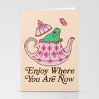 Tea Frog Stationery Card Gallery Image 2