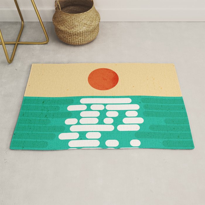 Sun over the sea Rug Gallery Image 1