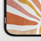 Retro abstract sun in pink, peach, yellow, orange Laptop Sleeve Gallery Image 3