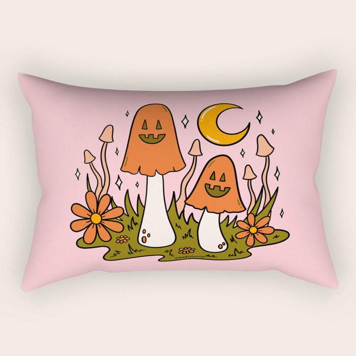Magical Mushroom Rectangular Pillow Gallery Image 1