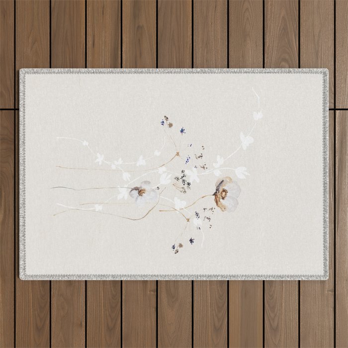 JAPANESE IKEBANA 1 Outdoor Rug Gallery Image 1