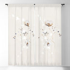 JAPANESE IKEBANA 1 Window Curtain Gallery Image 5