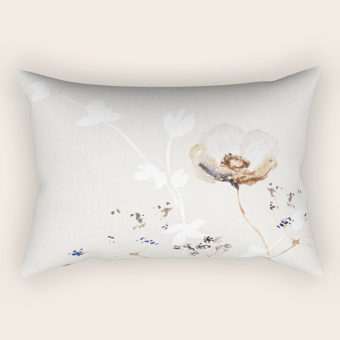 JAPANESE IKEBANA 1 Rectangular Pillow Gallery Image 1