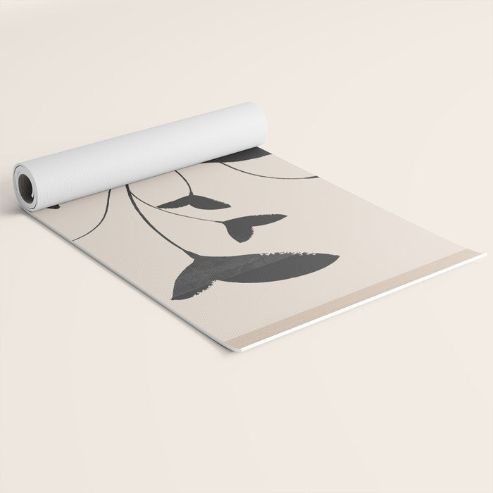 The Abstract Black Squirrel Yoga Mat Gallery Image 2