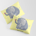 Elephant never forgets Pillow Sham Gallery Image 3