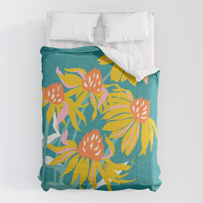 Flower Market Los Angeles Comforter Gallery Image 1