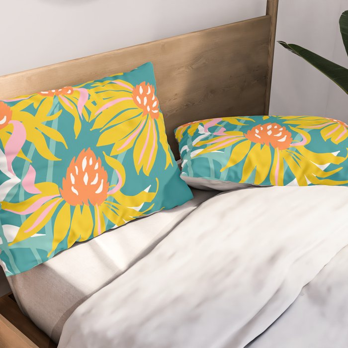 Flower Market Los Angeles Pillow Sham Gallery Image 2