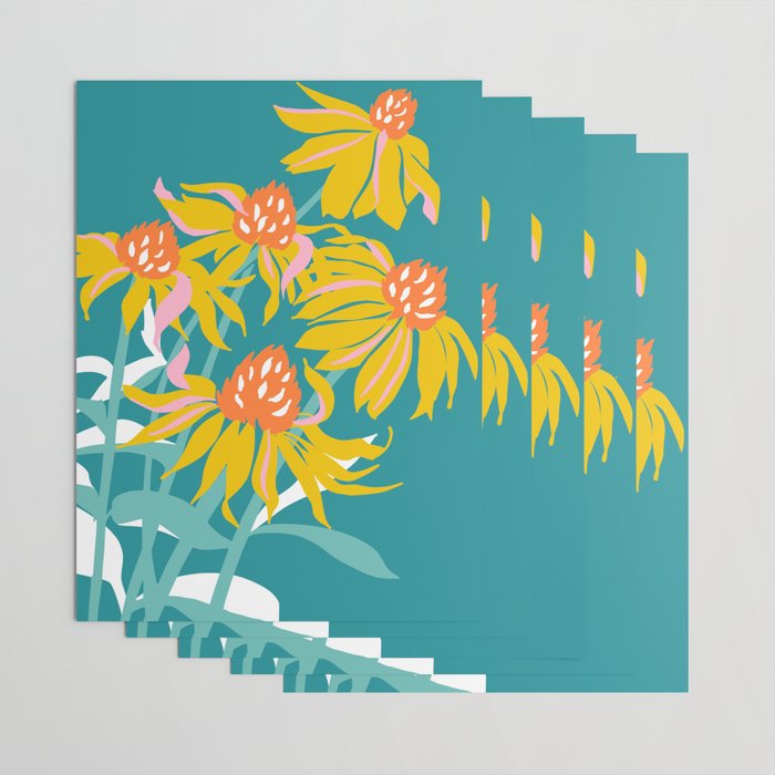 Flower Market Los Angeles Wrapping Paper Gallery Image 3