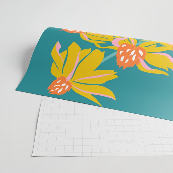 Flower Market Los Angeles Wrapping Paper Gallery Image 2