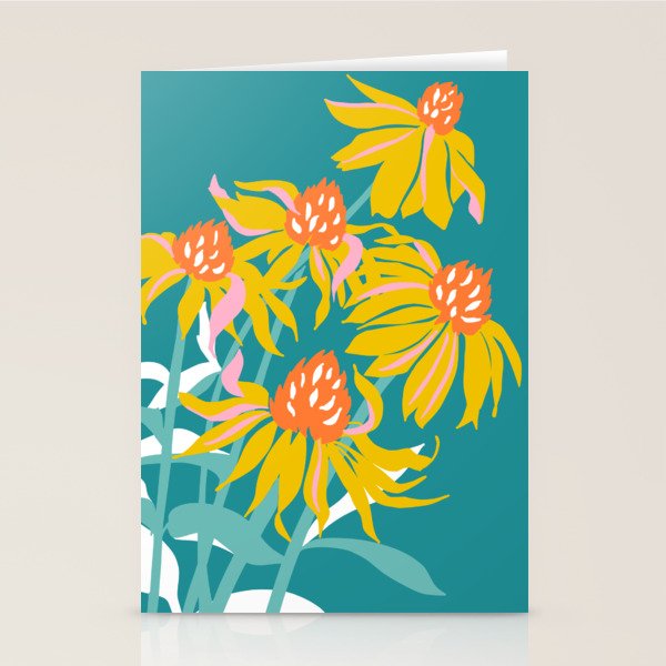 Flower Market Los Angeles Stationery Card Gallery Image 1