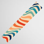 Retro 70s Color Palette | Optical Wave Illusion Table Runner Gallery Image 3