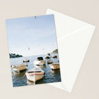 Boats of Hvar | Croatia ocean sea fine art photography print | Wanderlust travel poster Stationery Card Gallery Image 2