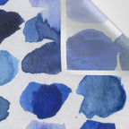 Ocean Colors Watercolor Abstract Wall Tapestry Gallery Image 3