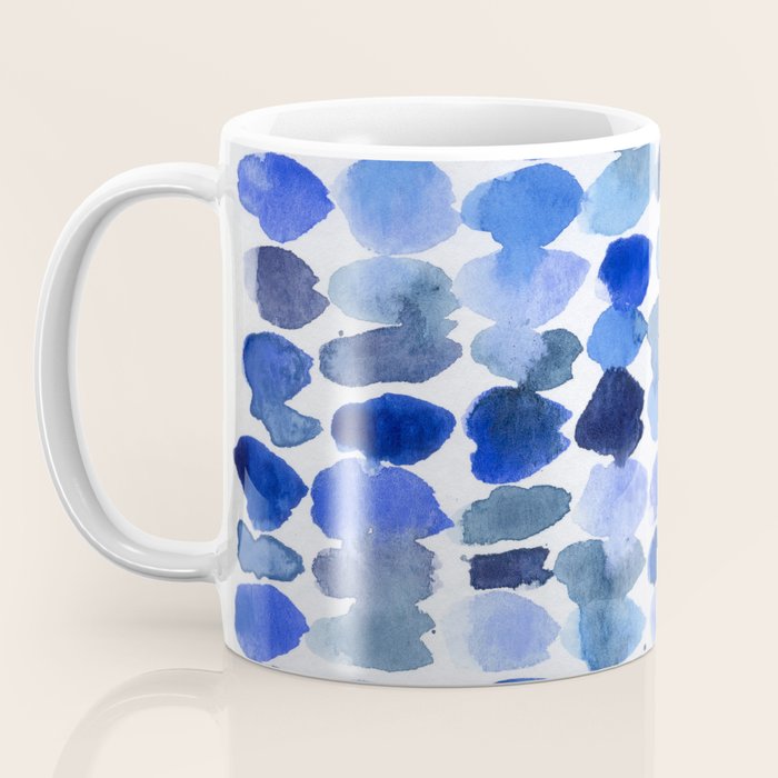 Ocean Colors Watercolor Abstract Coffee Mug Gallery Image 3