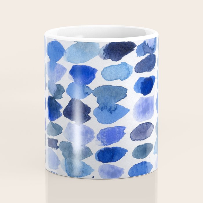 Ocean Colors Watercolor Abstract Coffee Mug Gallery Image 4