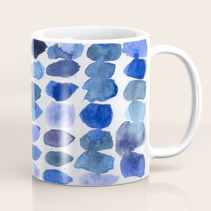 Ocean Colors Watercolor Abstract Coffee Mug Gallery Image 1