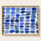 Ocean Colors Watercolor Abstract Serving Tray Gallery Image 1