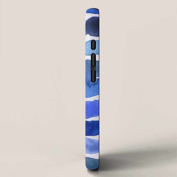 Ocean Colors Watercolor Abstract iPhone Case Gallery Image 2
