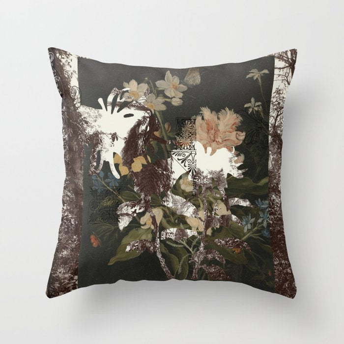 the first plant · botanical the mix 4 Throw Pillow Gallery Image 6