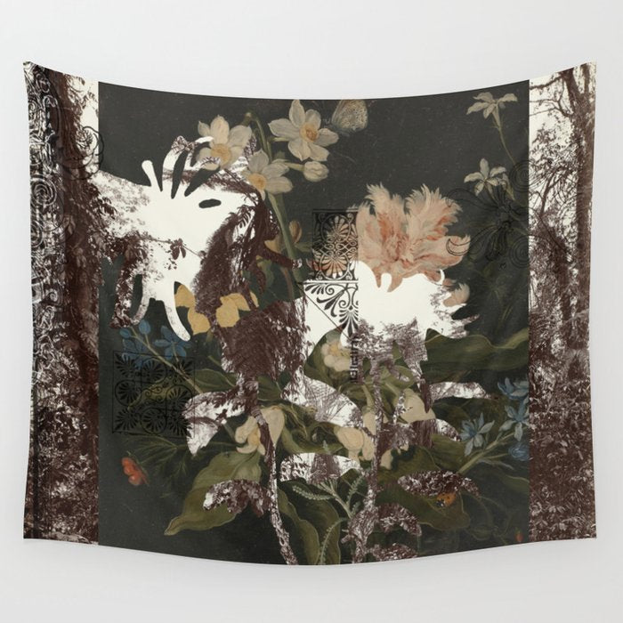 the first plant · botanical the mix 4 Wall Tapestry Gallery Image 4