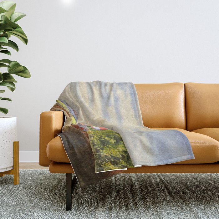 Harbor Town Golf Course SC Throw Blanket Gallery Image 1