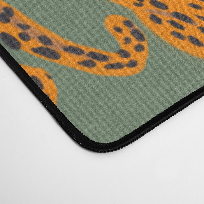 Modern Tigers with red lips illustration  Desk Mat Gallery Image 4