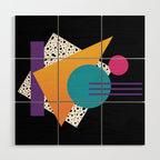 Memphis Pattern 35 / 80s - 90s Retro Wood Wall Art Gallery Image 1
