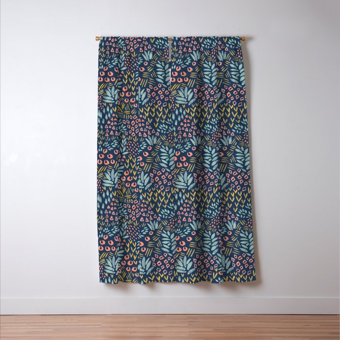 Jungle Garden Window Curtain Gallery Image 3