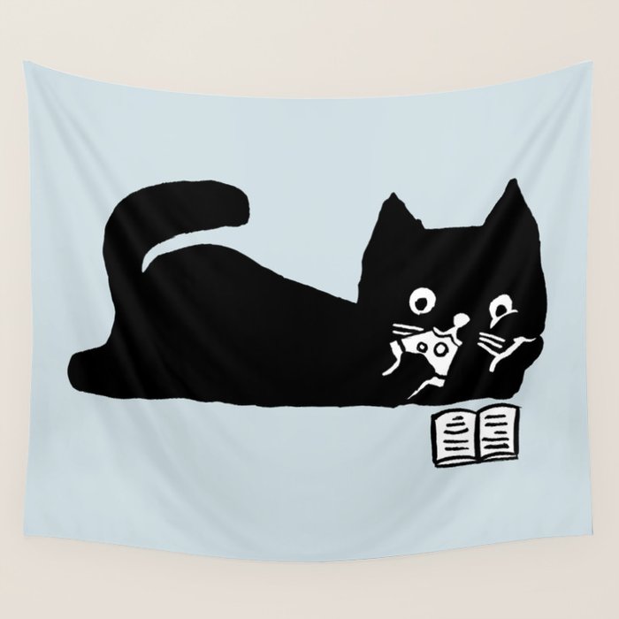 Get lost in a book Wall Tapestry Gallery Image 1