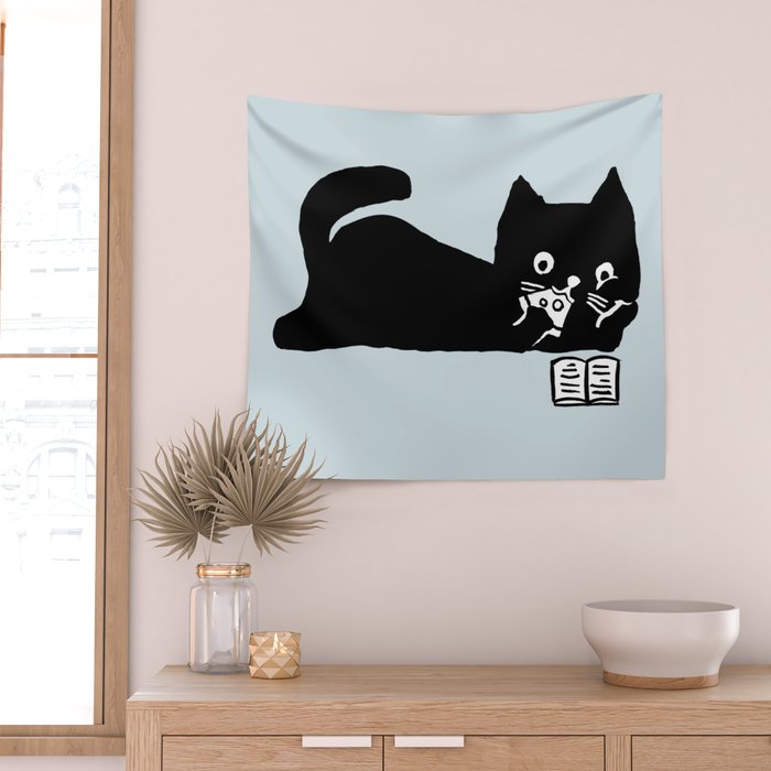 Get lost in a book Wall Tapestry Gallery Image 2