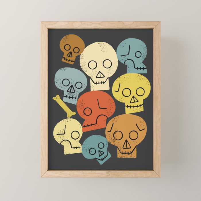 The Skull Crew Mini Art Print Gallery Image 1