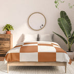 Checkered (Rust Cream) Comforter Gallery Image 3