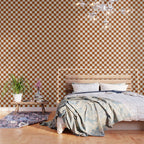 Checkered (Rust Cream) Wallpaper Gallery Image 3