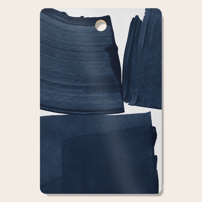 Minimalist Painting Blue I, Navy Decor Cutting Board Gallery Image 1
